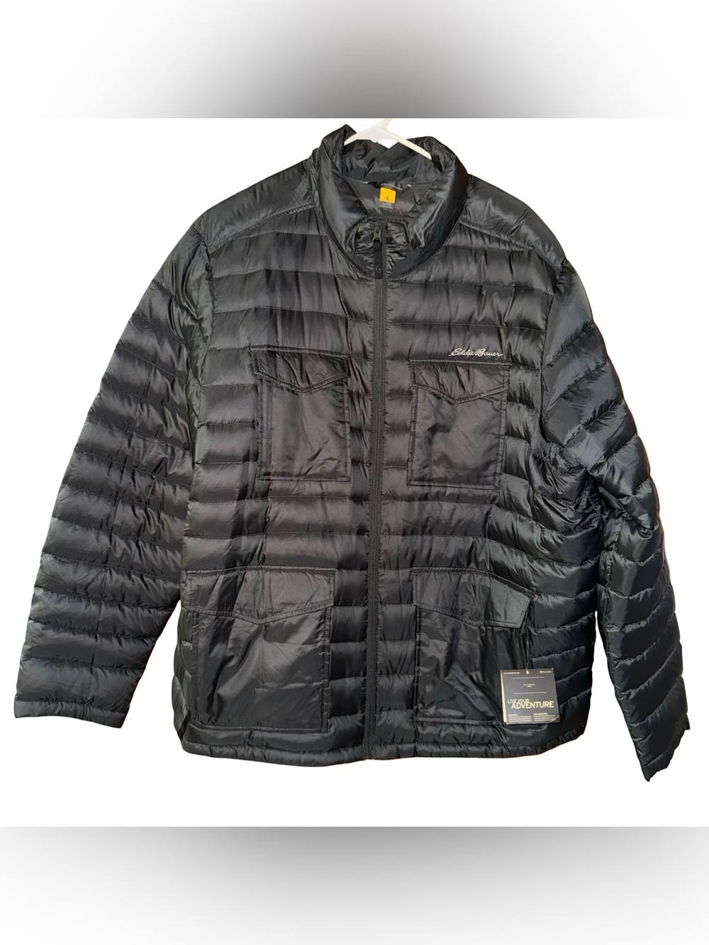 Eddie Bauer Men's Sz XXL TRAVEX STORMDOWN Pack & Go 700 Fill Down Quilted Jacket